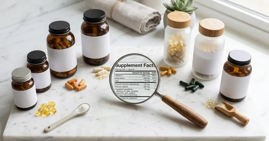 What should I look for before buying any wellness product — checking a supplement label